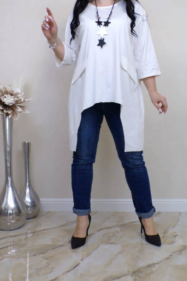 BLUZA ADELINA-alba