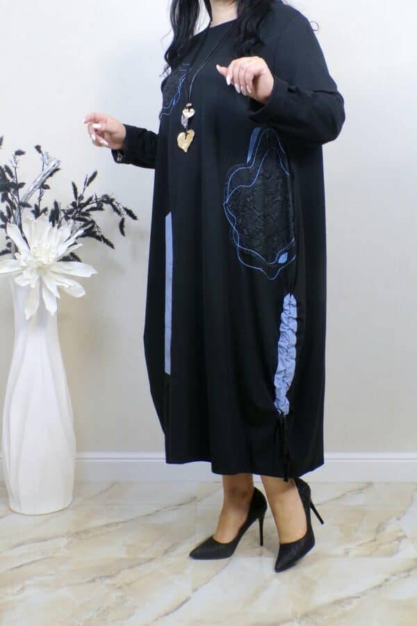 ROCHIE BIANCA -bleu/negru