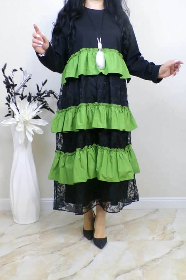 ROCHIE MOIRA -negru/verde