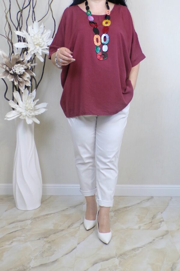BLUZA MILIANA -grena
