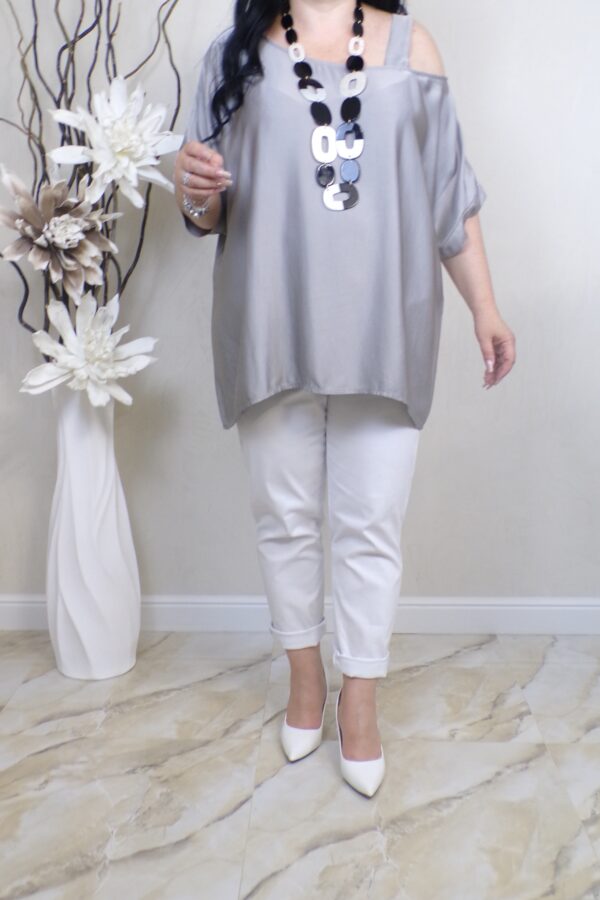 BLUZA GEEA-gri