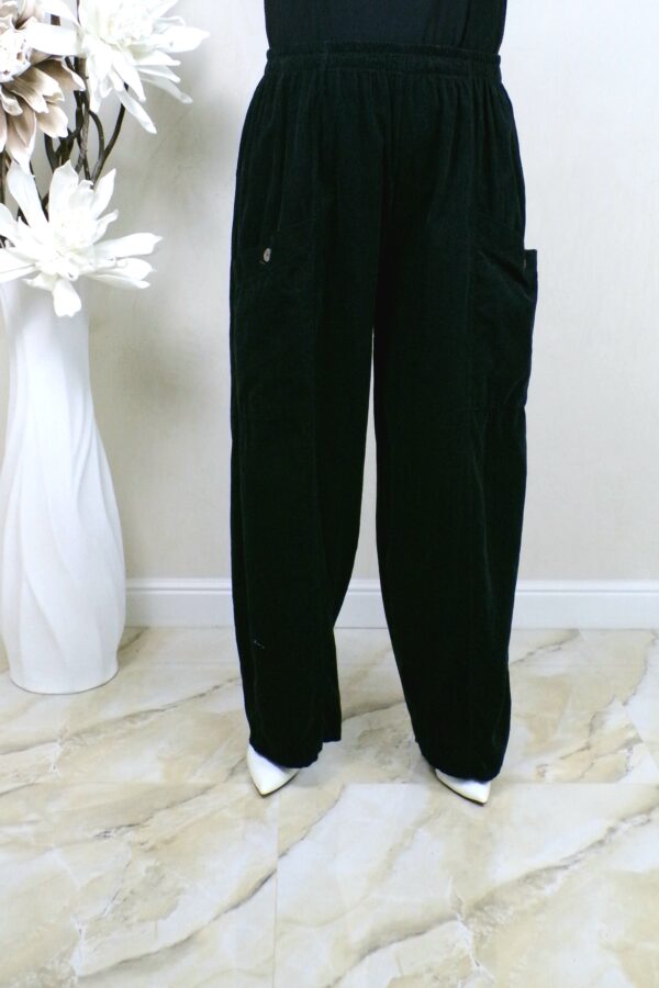 PANTALONI NILA -negru