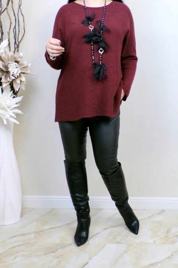BLUZA FIORELA-grena
