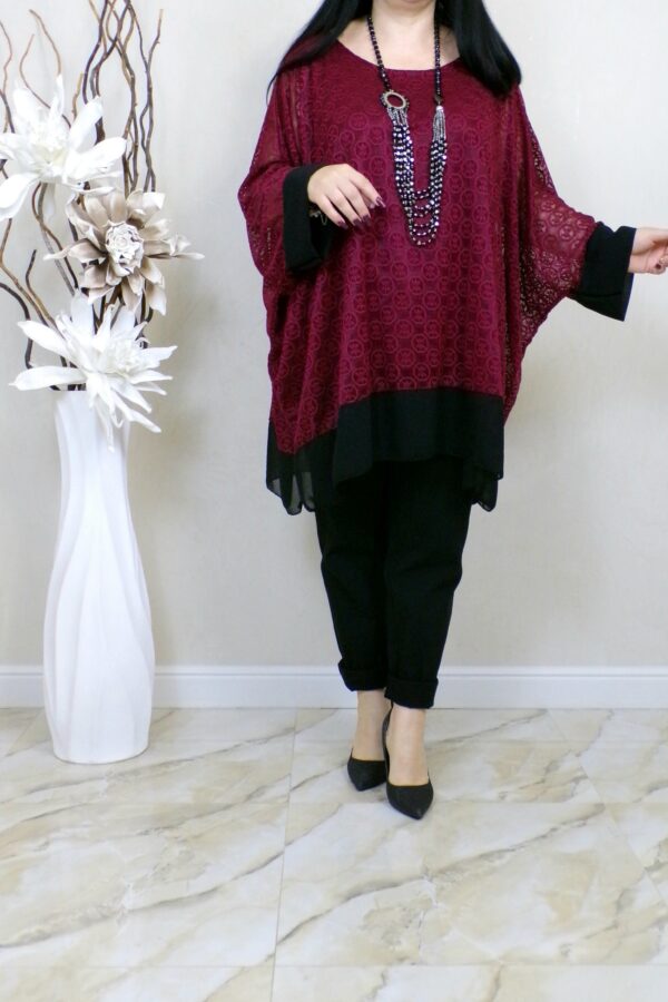 BLUZA ALEXA -grena