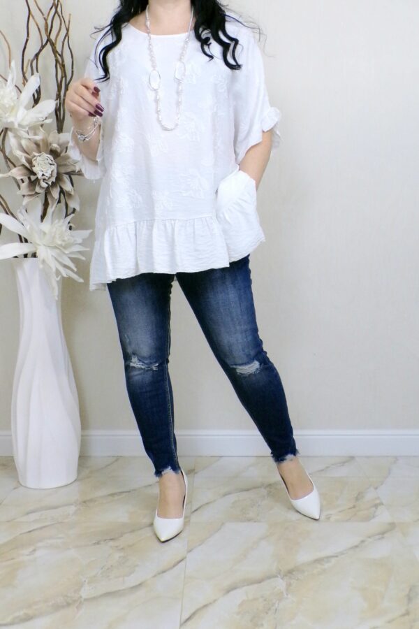 BLUZA CAMILLA -alb