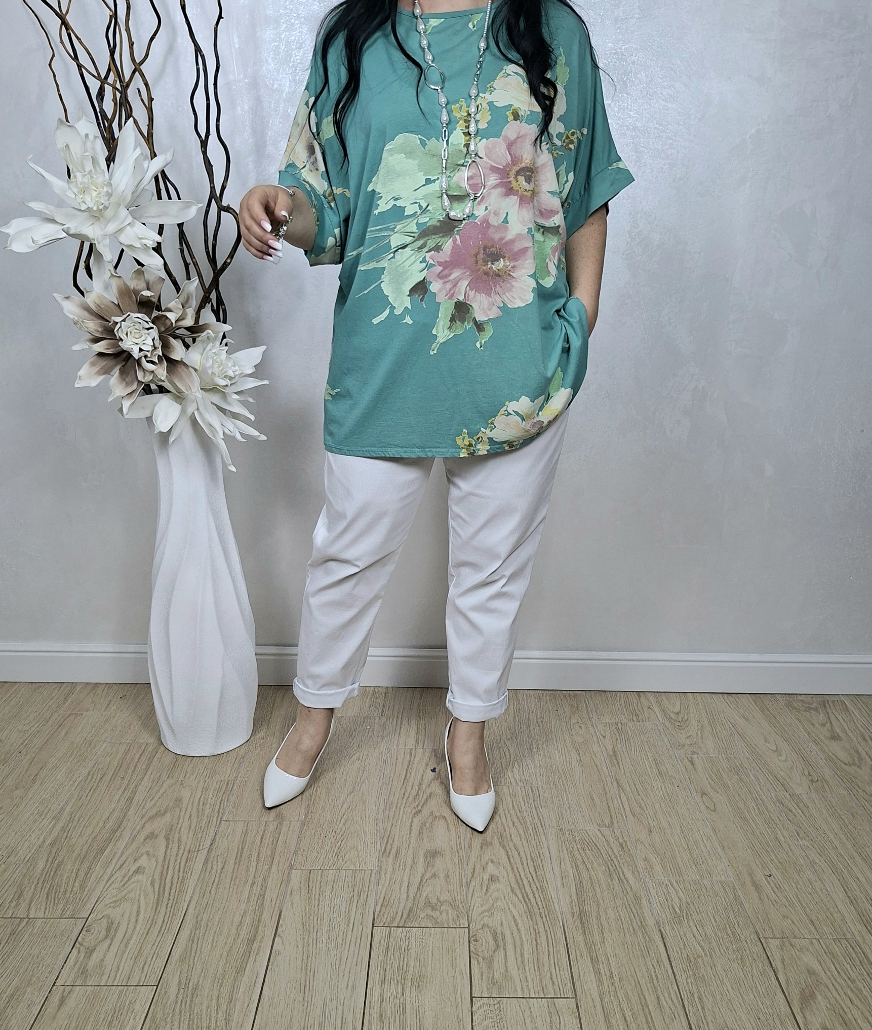 BLUZA EVEA - verde - imagine 5