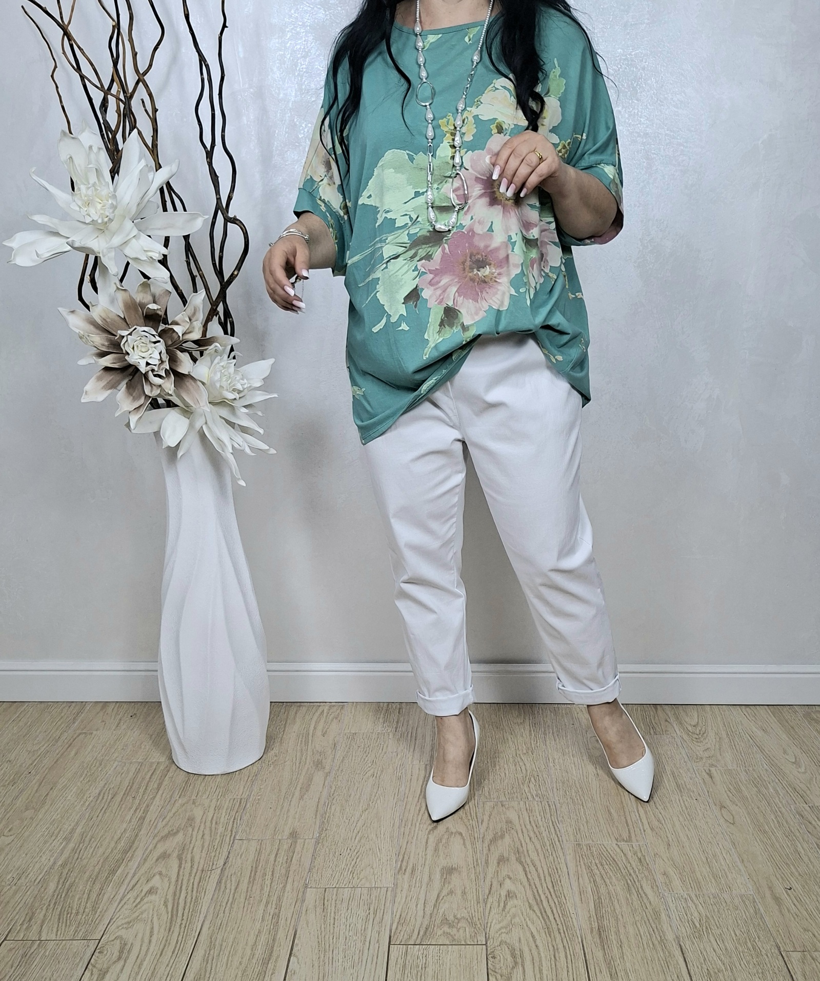 BLUZA EVEA - verde - imagine 2