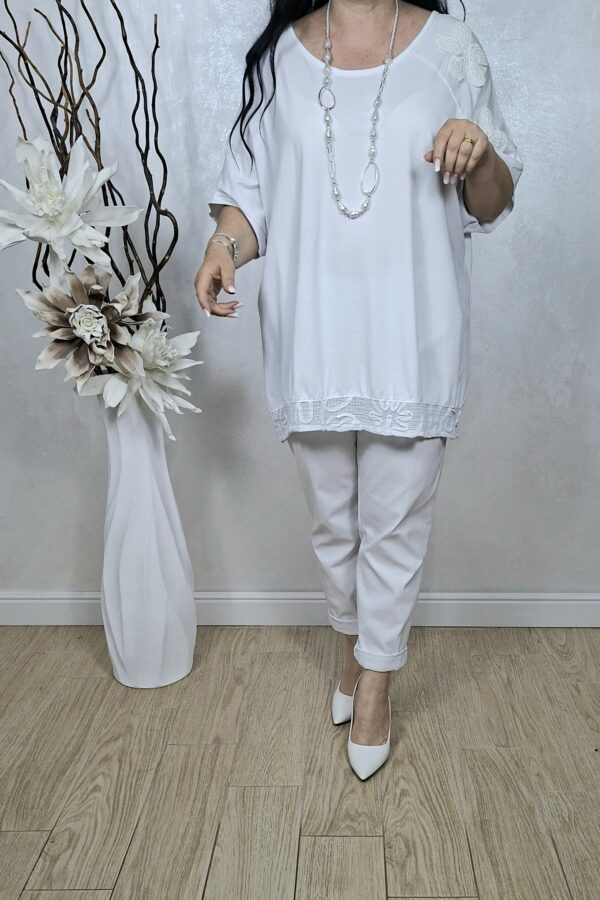 BLUZA CRINA - alb