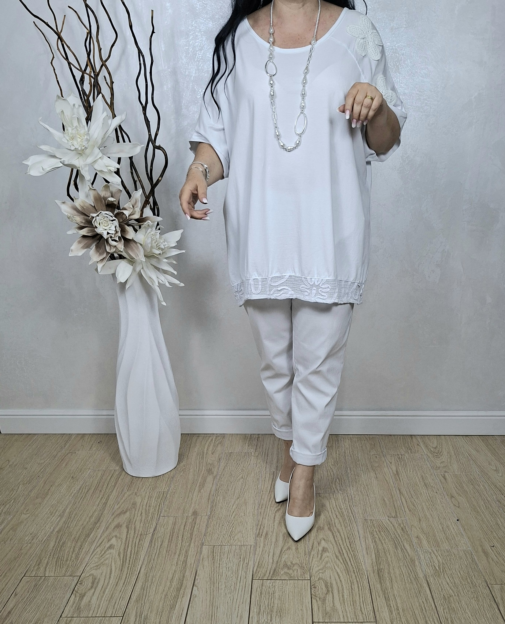 BLUZA CRINA - alb
