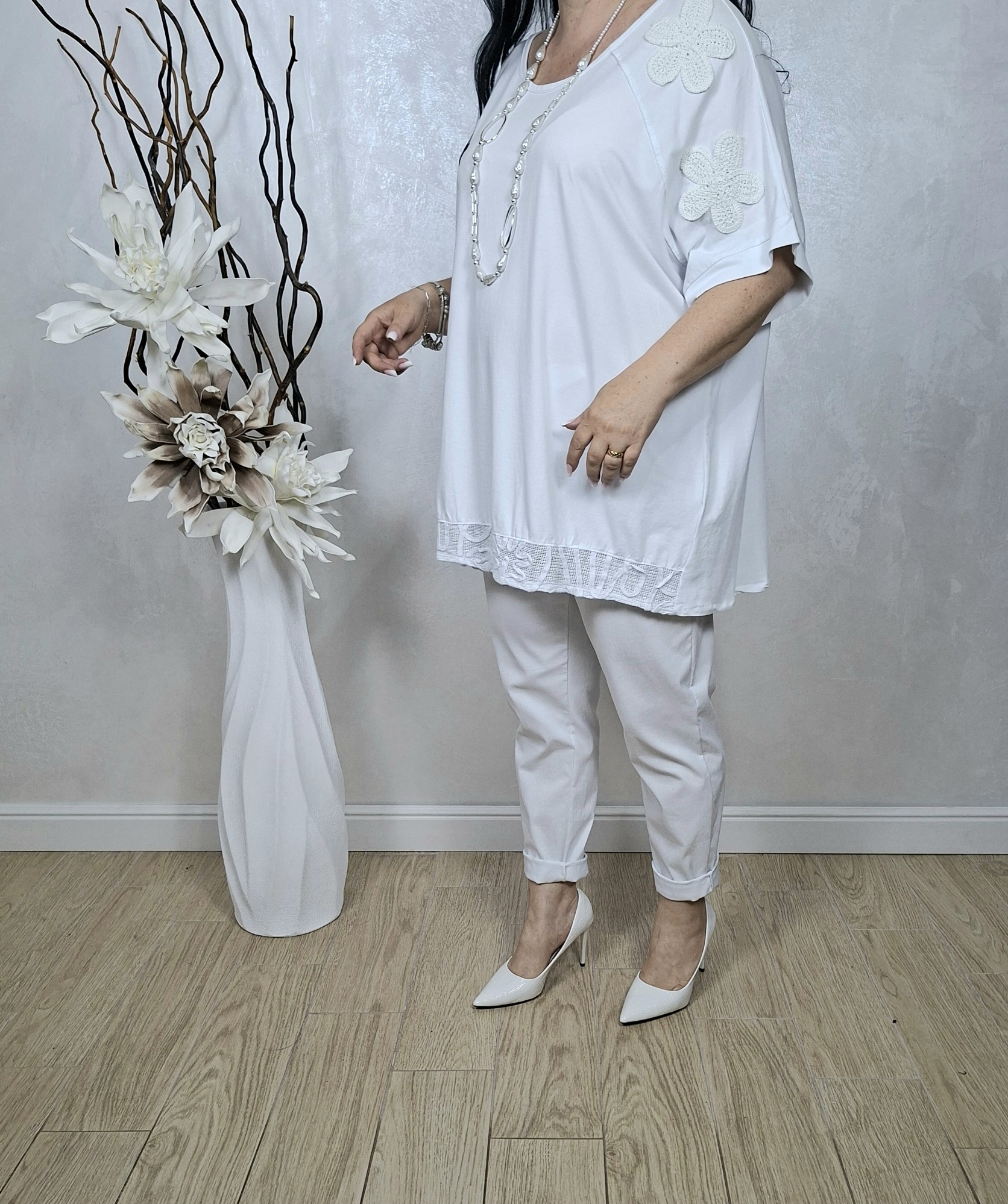 BLUZA CRINA - alb - imagine 3