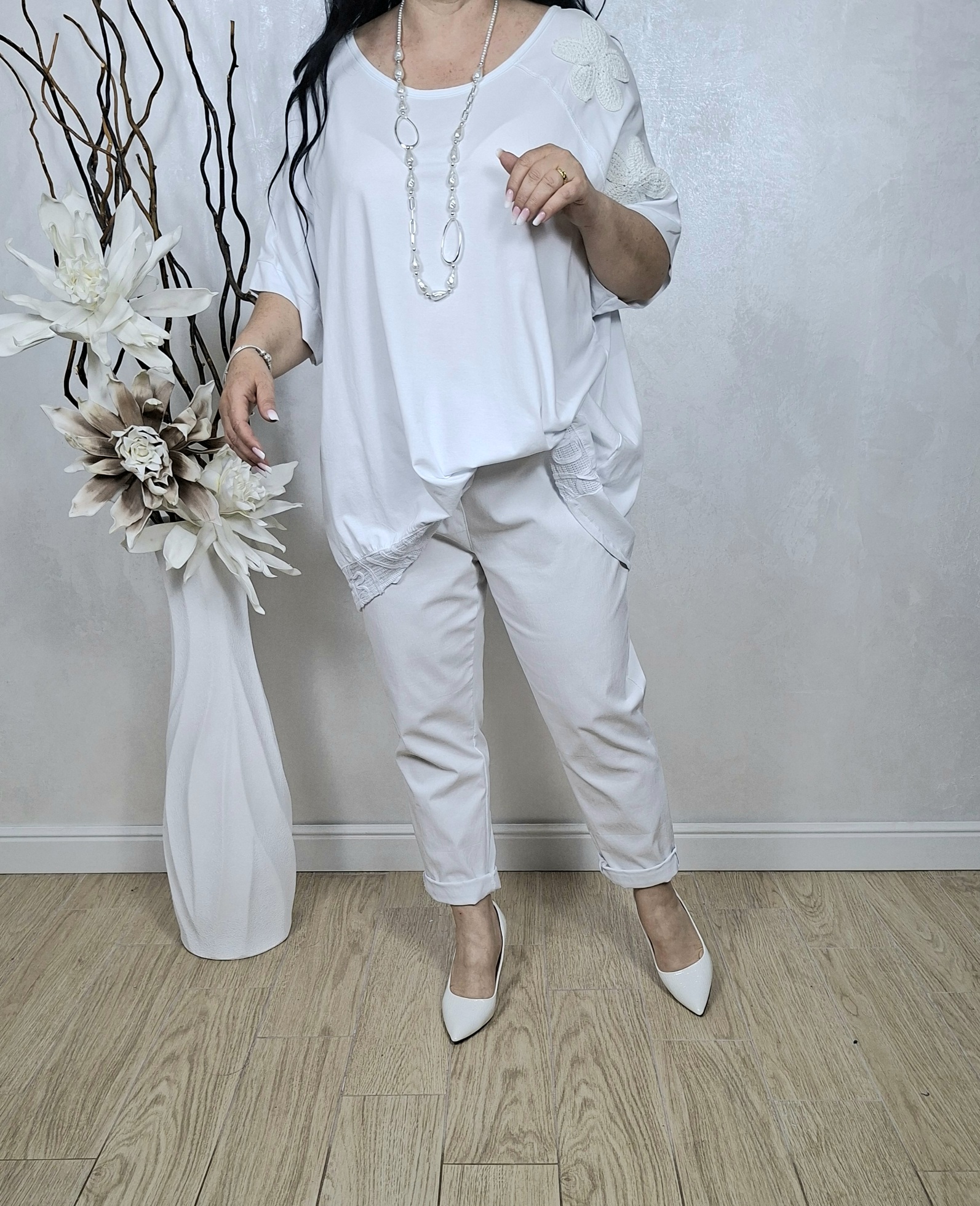 BLUZA CRINA - alb - imagine 6