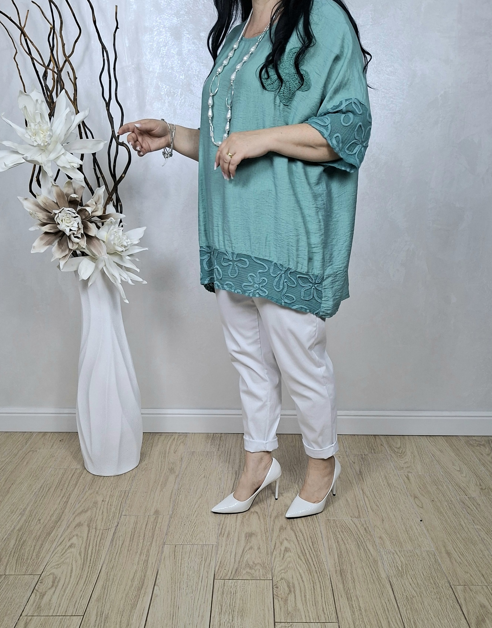 BLUZA GIANNA-verde - imagine 3