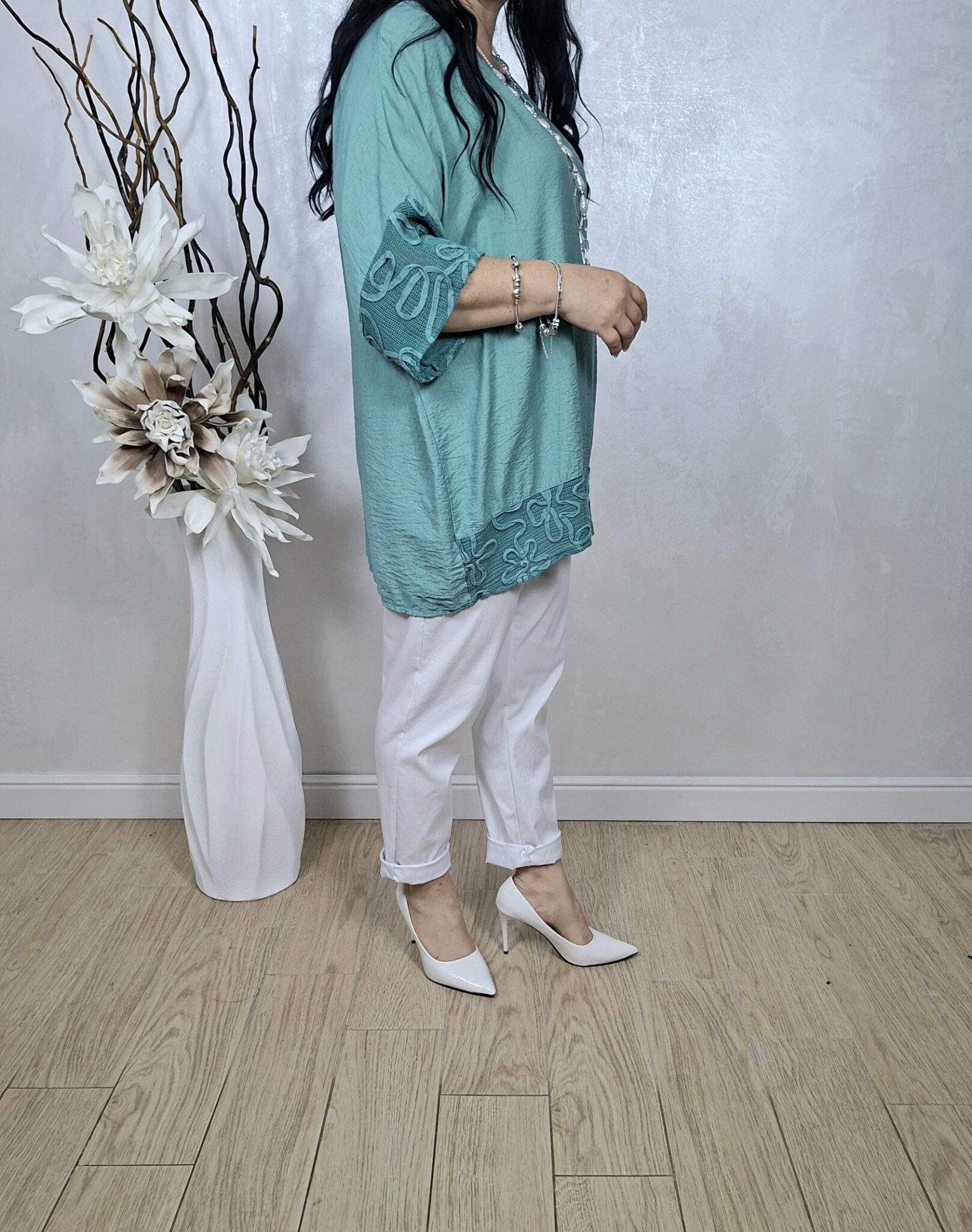 BLUZA GIANNA-verde - imagine 4