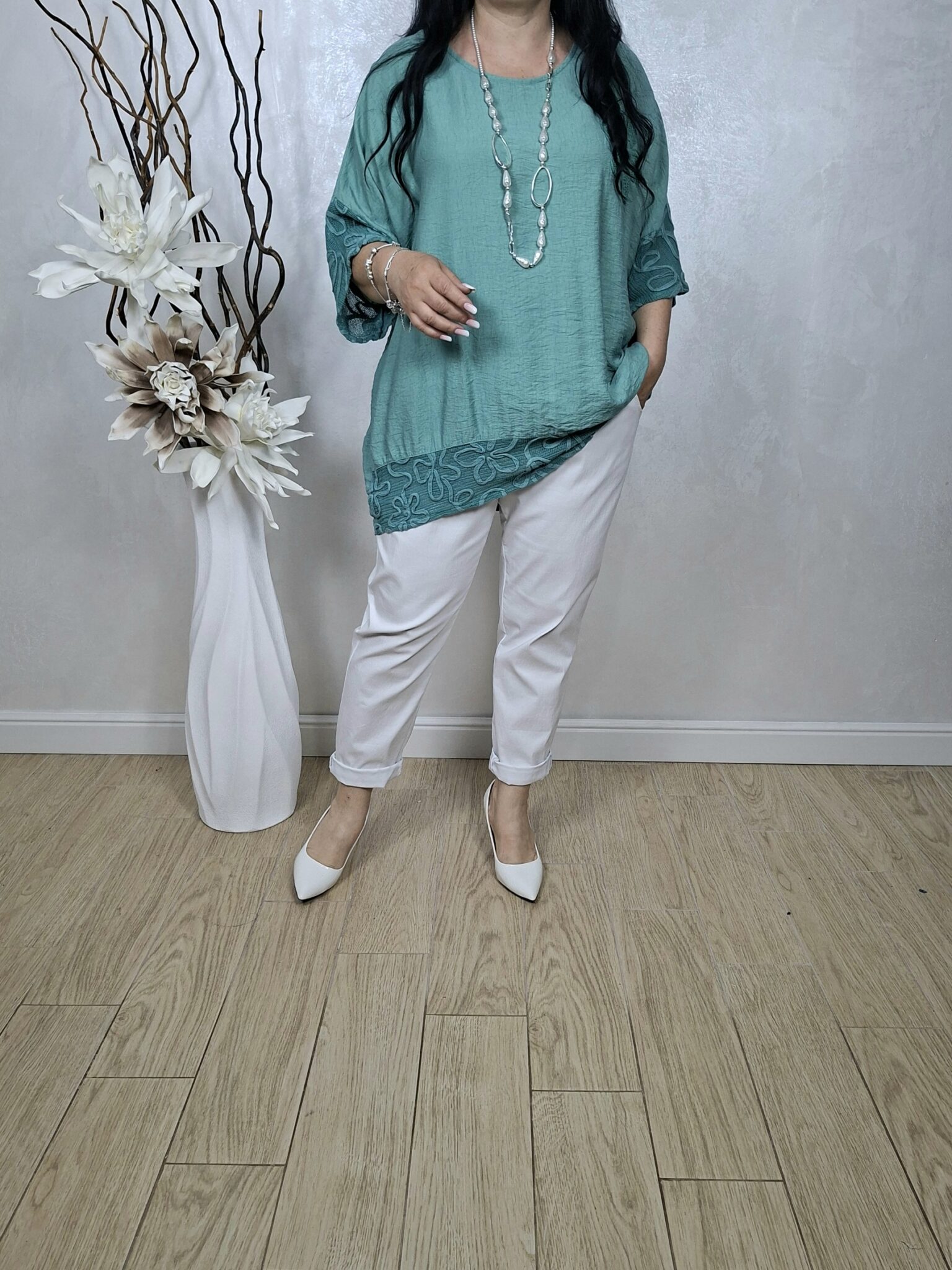 BLUZA GIANNA-verde - imagine 5