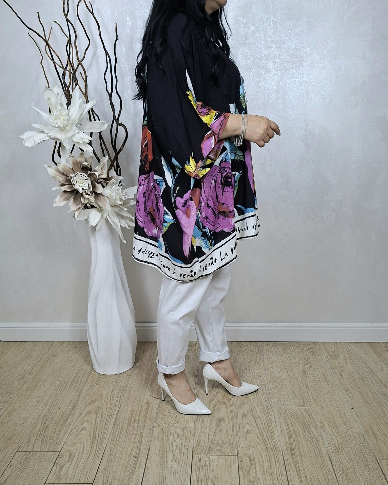 BLUZA LIDIA-negru - imagine 7