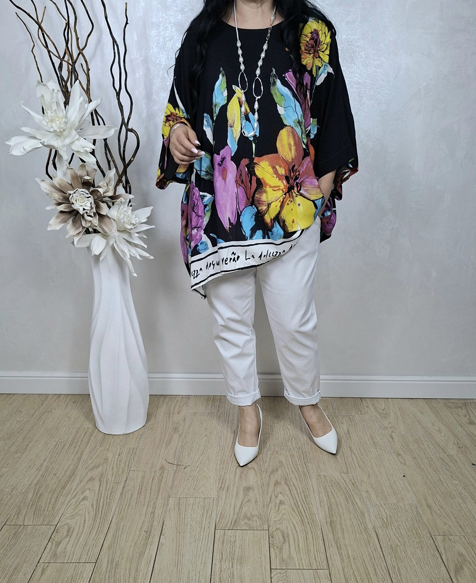 BLUZA LIDIA-negru - imagine 4