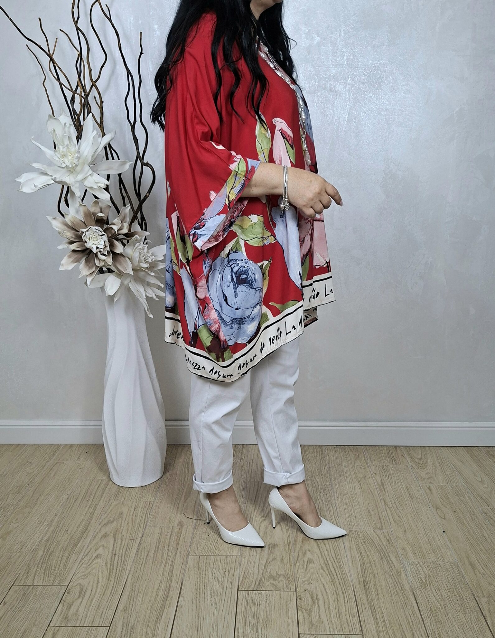 BLUZA LIDIA-rosu - imagine 5