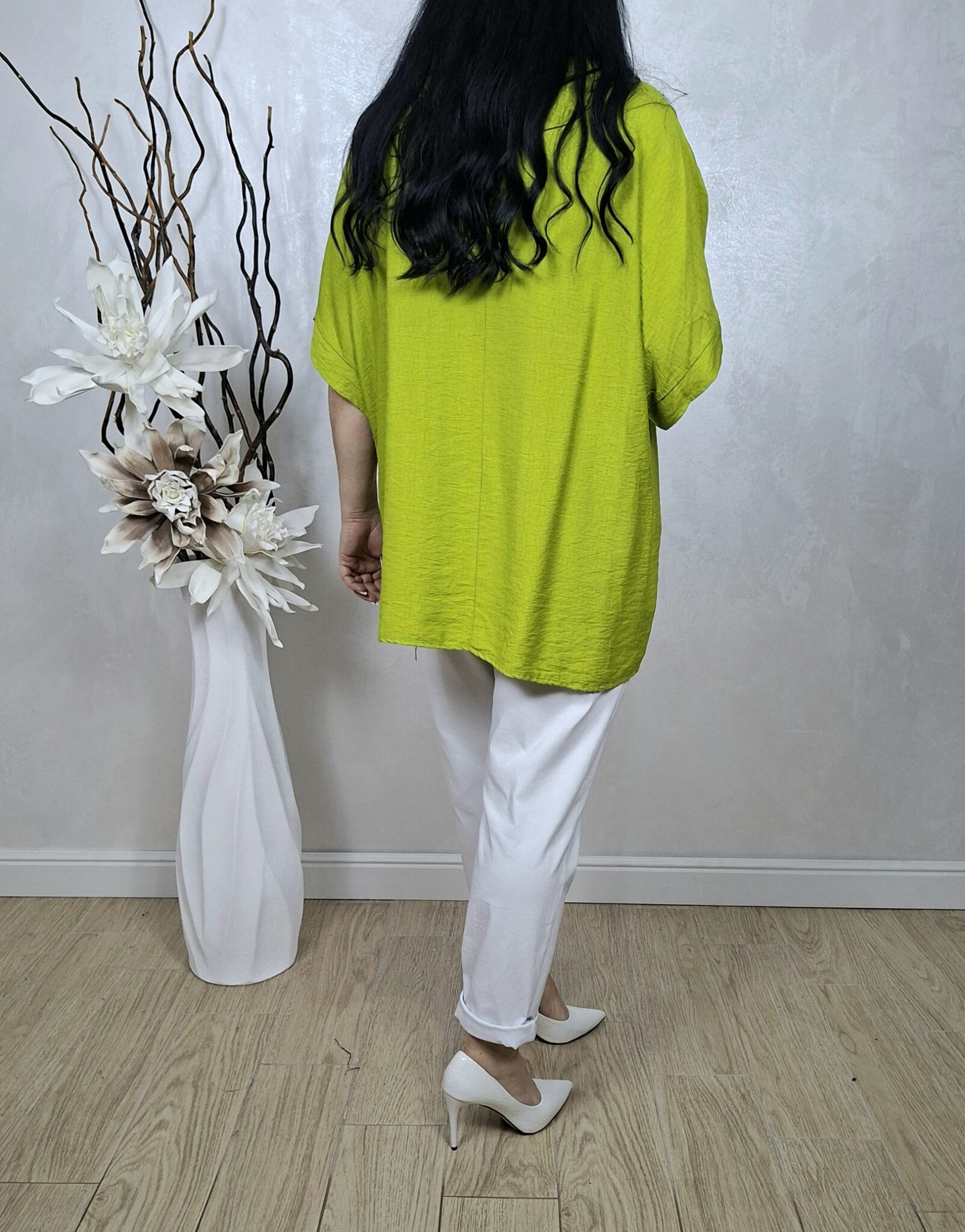 BLUZA ALVINIA -verde - imagine 4