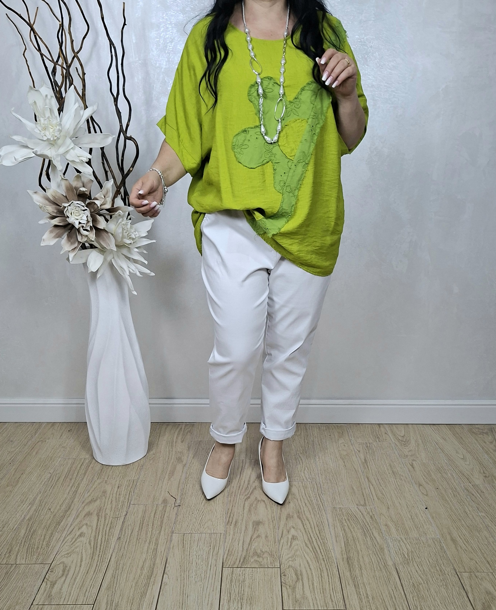 BLUZA ALVINIA -verde - imagine 6