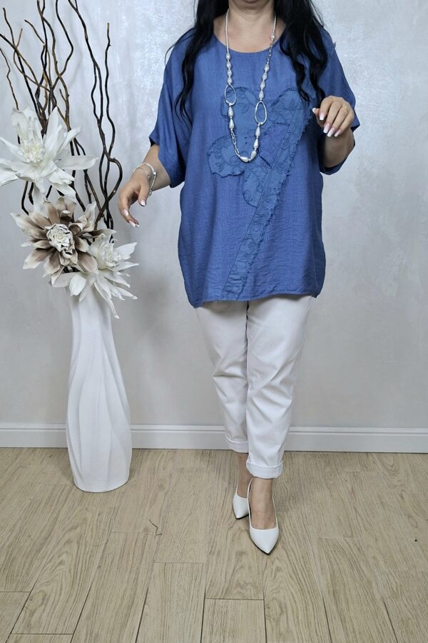 BLUZA ALVINIA-albastru