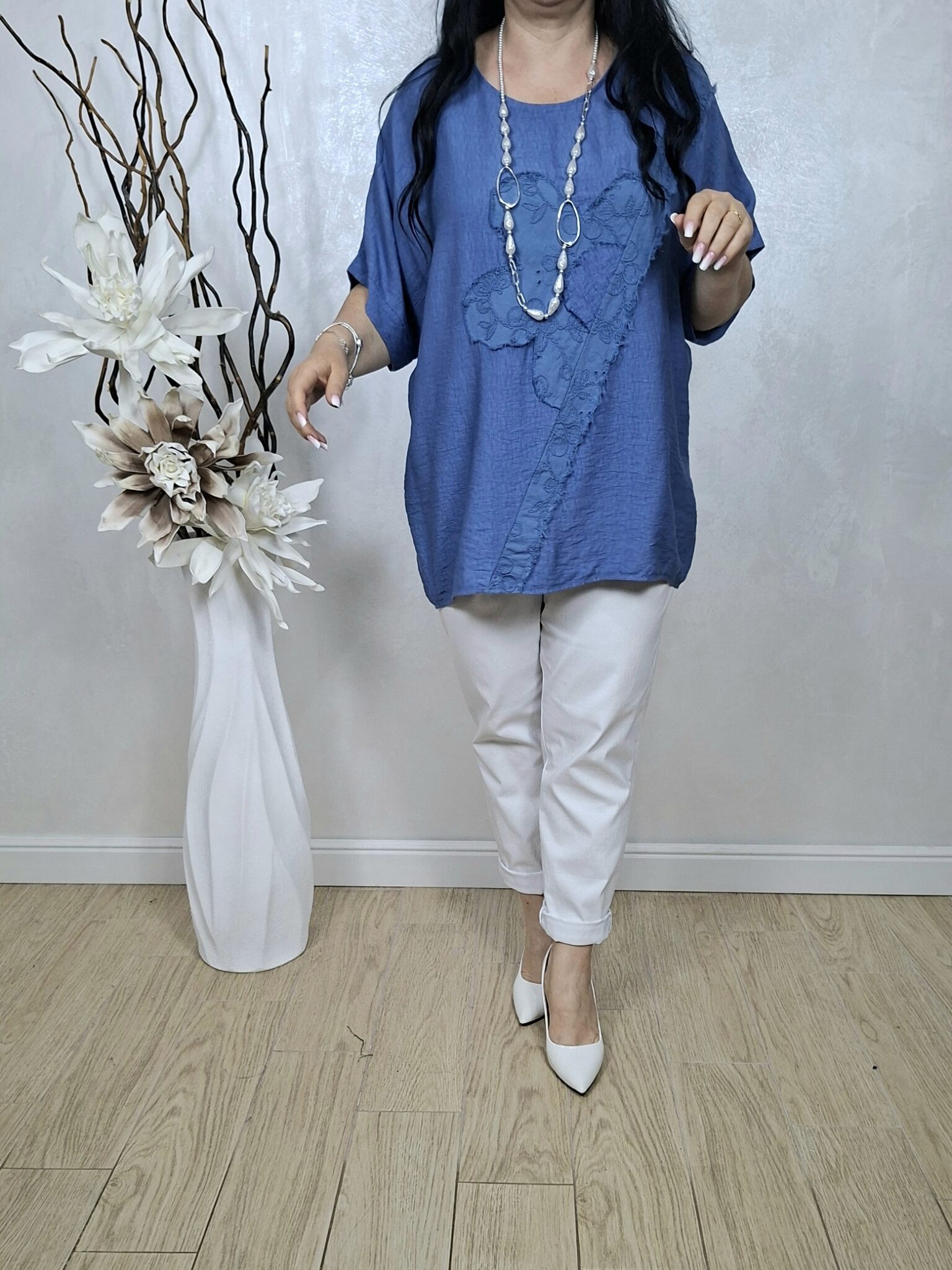 BLUZA ALVINIA-albastru